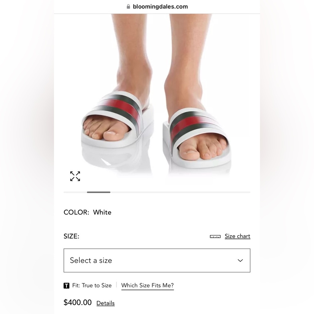 Brand new in the box Gucci Slides size 10G. Asking $350.00